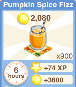 Pumpkin Spice Fizz Recipe