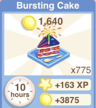 Bursting Cake Recipe