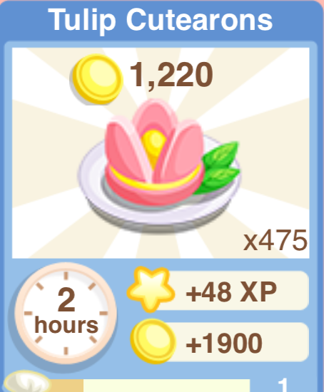 Tulip Cutearon Recipe