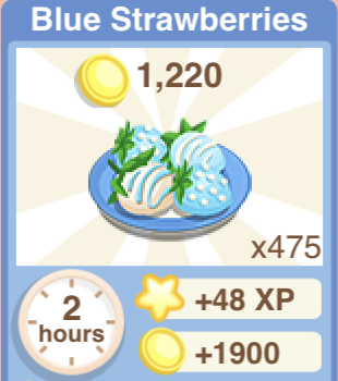 Blue Strawberries Recipe
