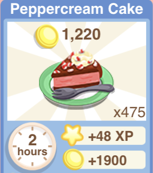 Peppercream Cake Recipe