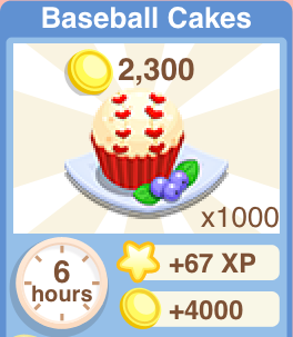 Baseball Cakes Recipe