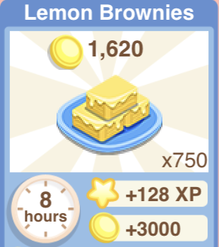 Lemon Brownies Recipe
