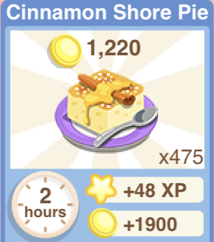 Cinnamon Shore Pie Recipe