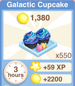 Galactic Cupcake Recipe