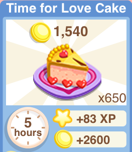 Time for Love Cake Recipe