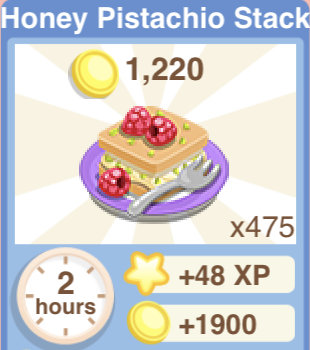 Honey Pistachio Stack Recipe