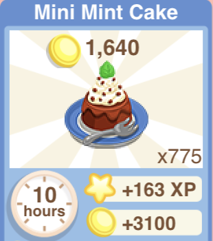 Mini Mint Cake Recipe