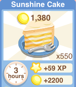 Sunshine Cake Recipe