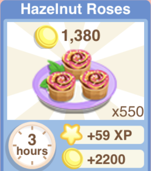Hazelnut Roses Recipe