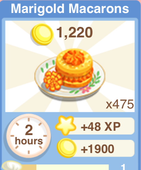 Marigold Macarons Recipe