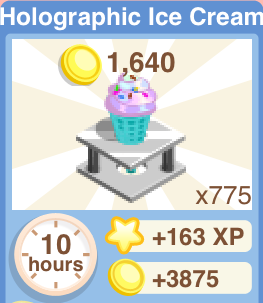 Holographic Ice Cream Recipe