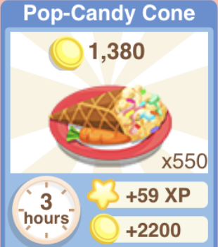 Pop Candy Cone Recipe