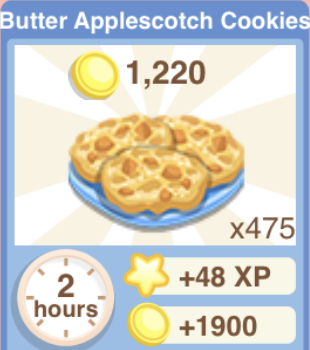 Butter Applescotch Cookies Recipe