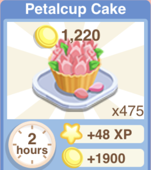 Petalcup Cake Recipe