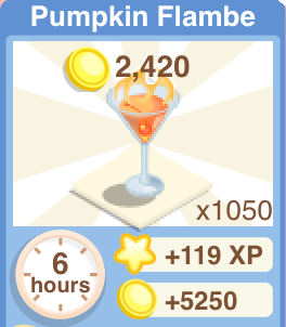 Pumpkin Flambe Recipe