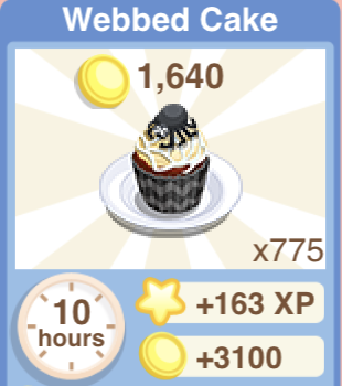 Webbed Cake Recipe