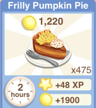 Frilly Pumpkin Pie Recipe