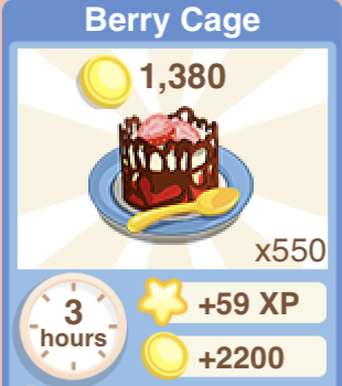 Berry Cage Recipe