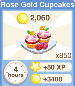 Rose Gold Cupcakes Recipe