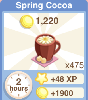 Spring Cocoa Recipe