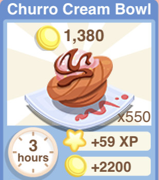 Churro Cream Bowl Recipe