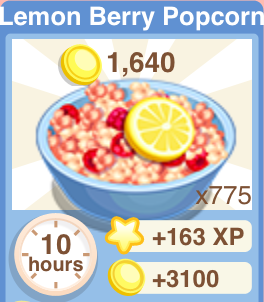 Lemon Berry Popcorn Recipe