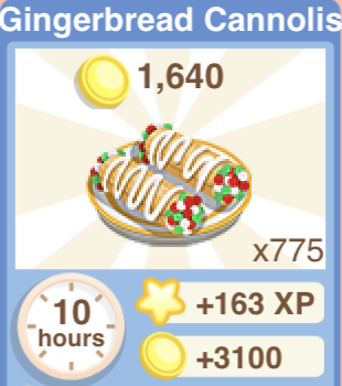 Gingerbread Cannolis Recipe