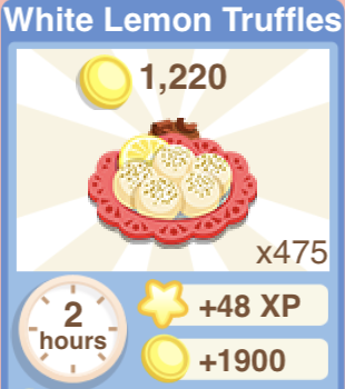 White Lemon Truffles Recipe