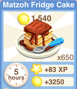 Matzoh Fridge Cake Recipe