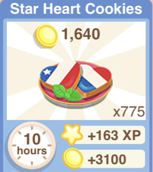 Star Heart Cookies Recipe