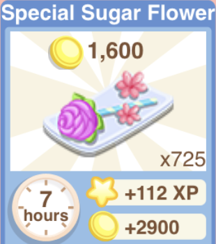 Special Sugar Flower Recipe