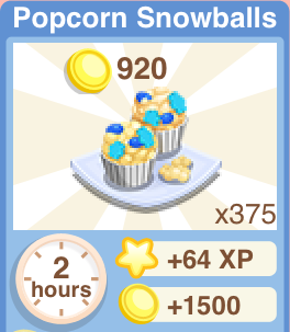 Popcorn Snowballs Recipe