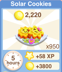 Solar Cookies Recipe