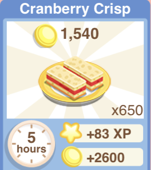 Cranberry Crisp Recipe
