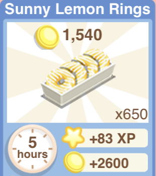 Sunny Lemon Rings Recipe