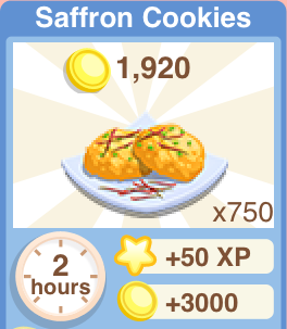 Saffron Cookies Recipe