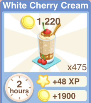 White Cherry Cream Recipe