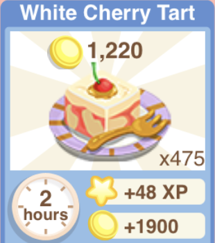 White Cherry Tart Recipe