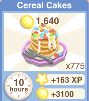 Cereal Cakes Recipe