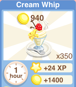 Cream Whip Recipe
