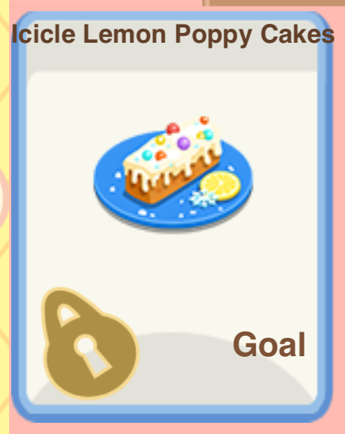 Icicle Lemon Poppy Cakes Recipe