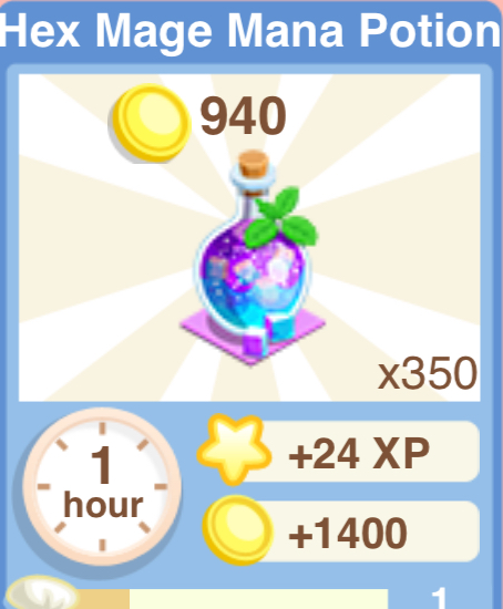 Hex Mage Mana Potions Recipe