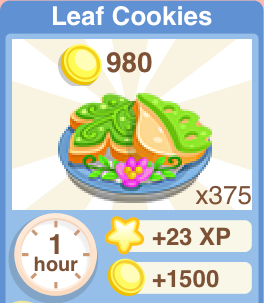 Leaf Cookies Recipe