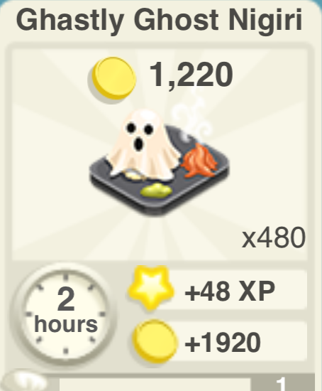 Ghastly Ghost Nigiri Recipe