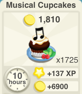 Musical Cupcakes Recipe