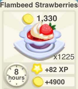 Flambeed Strawberries Recipe