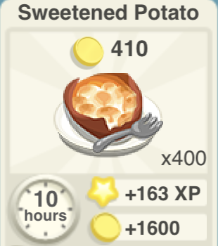 Sweetened Potato Recipe