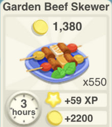 Garden Beef Skewer Recipe