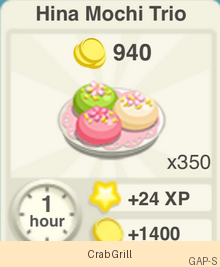 Hina Mochi Trio Recipe
